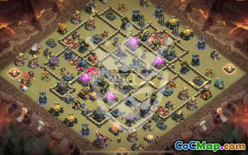 Copy Town Hall 17 Base Layouts for Clash of Clans #53148