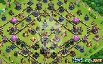 Copy Town Hall 17 Base Layouts for Clash of Clans #54106