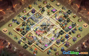 Copy Town Hall 17 Base Layouts for Clash of Clans #54316