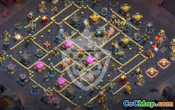 Copy Town Hall 17 Base Layouts for Clash of Clans #54362