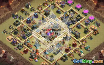 Copy Town Hall 17 Base Layouts for Clash of Clans #55794