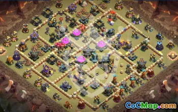 Copy Town Hall 17 Base Layouts for Clash of Clans #56156