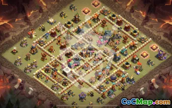 Copy Town Hall 17 Base Layouts for Clash of Clans #56365