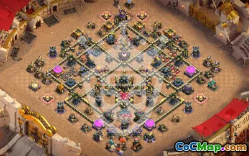 Copy Town Hall 17 Base Layouts for Clash of Clans #56377