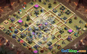 Copy Town Hall 17 Base Layouts & Maps #55801