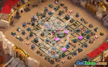 Copy Town Hall 17 Base Layouts & Maps #56397