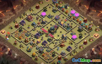 Copy Town Hall 17 Base Layouts & Maps #56848