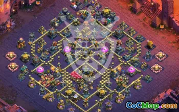 Copy Town Hall 17 Base Layouts with Link #56574