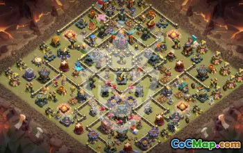 Copy Town Hall 17 Base Layouts with Link #56938