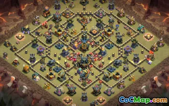 Copy Town Hall 17 Base Layouts with Links #53532