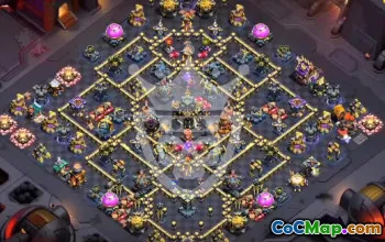 Copy Town Hall 17 Base Layouts with Links #54278