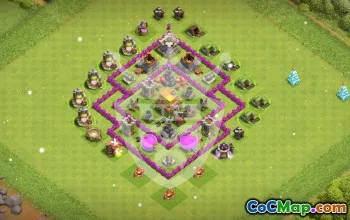 Copy Town Hall 6 Base Layouts with Link #57311