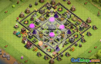 Copy Town Hall 9 Base Layouts for Clash of Clans #53191