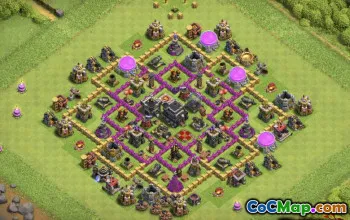 Copy Town Hall 9 Base Layouts & Maps for CoC #13832