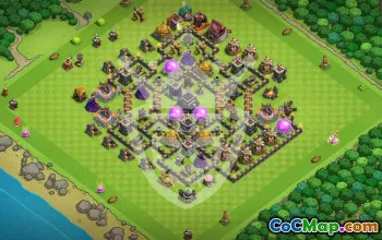 Copy Town Hall 9 Base Layouts with Link #52949