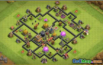 Download CoC Base Layouts for Town Hall 8 — War, Farming & More #29566