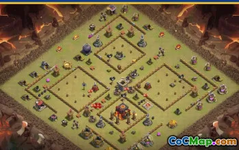 Download CoC Town Hall 10 Base Layouts & Maps | Home, War & More #28335