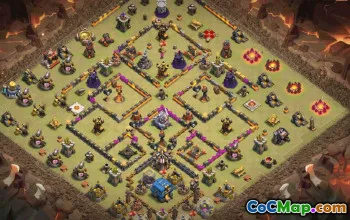 Download CoC Town Hall 12 Base Layouts with Links | War & Trophy Bases #31838