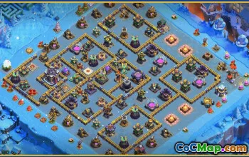 Download CoC Town Hall 15 Base Layouts & Maps | Trophy & War Bases #30508