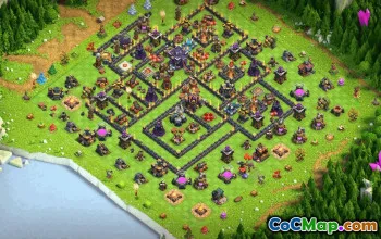 Download CoC Town Hall 15 Base Layouts & Maps | Trophy & War Bases #32640