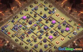 Download CoC Town Hall 15 Base Layouts & Maps | Trophy & War Bases #33262
