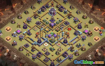 Download CoC Town Hall 15 Base Layouts & Maps | Trophy & War Bases #33678