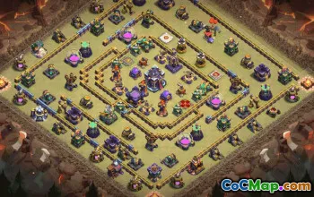Download CoC Town Hall 15 Base Layouts | War & Trophy Maps #31792
