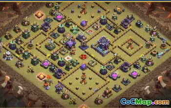 Download CoC Town Hall 15 Base Layouts | War, Trophy & More #29006