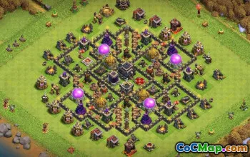 Ladda ner COC Town Hall 9 Baslayouter & Maps #15785