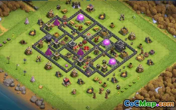 Download CoC Town Hall 9 Base Layouts | Trophy, Farming & More #31300