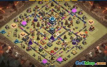 Download Town Hall 13 CoC Base Layouts with Links | Trophy & War Maps #30694