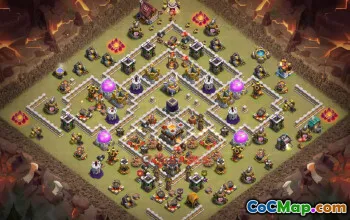 Effective Town Hall 11 War Base Layout #55735