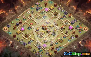 Expert TH16 Base Layout for Clash of Clans #54251