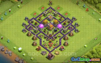 Farm TH7 Base: Anti 2 Stars & Anti Everything - COC 2024 #18501