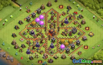 Farming Base TH10 | Anti-Everything Hybrid Design 2024 #19665
