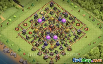 Farming Base TH10 Max Levels & Links - Clash of Clans #24907