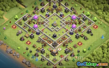 Farming Base TH11 Design with Link - Clash of Clans #25333