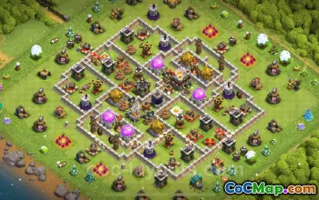 Farming Base TH11 Link for Anti Air - Clash of Clans 2024 #20062