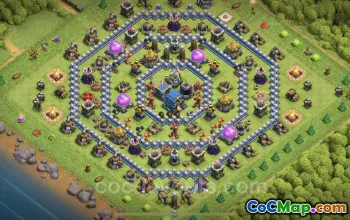 Farming Base TH12 - Anti 2 Stars & Resource Defense #25562