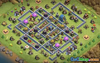 Farming Base TH12 Link for Clash of Clans - COC Design #25616