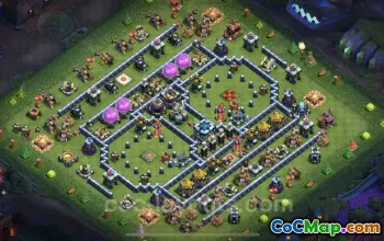 Farming Base TH13 Design & Link - Clash of Clans #25800