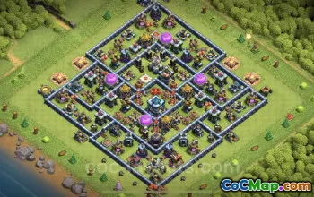 Farming Base TH13 Link: Anti Air Electro Dragon Hybrid #21374