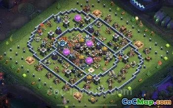 Farming Base TH13 with Link - Anti Everything Layout #25804