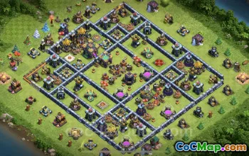 Farming Base TH14 - Hybrid Anti Everything Layout Guide #21661