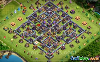 Farming Base TH15 with Anti-Air & Electro Dragon - COC #22185