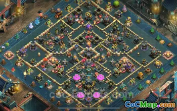 Farming Base TH17 Link | Hybrid Layout for Clash of Clans 2025 #49043