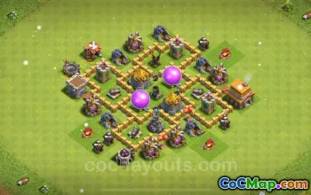 Farming Base TH5 Link - Clash of Clans 2024 Design #18245
