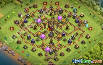 Farming TH10 Base with Anti Everything Link #57167