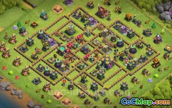 Farming TH14 Base with Link | Clash of Clans 2025 Layout #51215