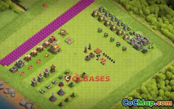 Fresh Town Hall 7 Progress Base for Clash of Clans #24220